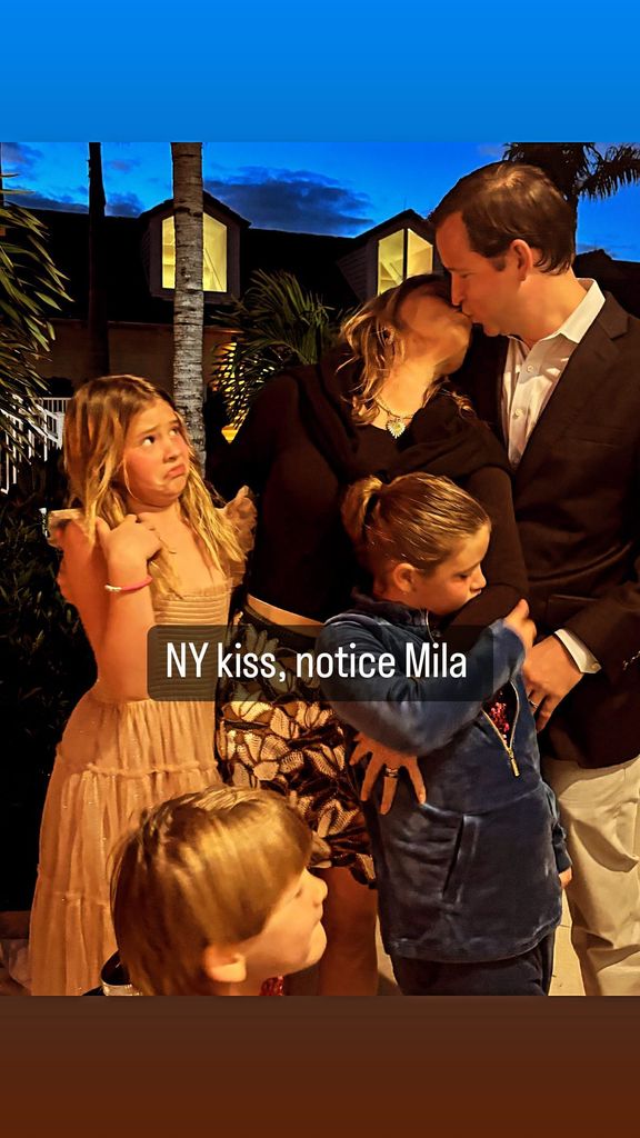 Jenna Bush Hager's daugther Mila pulls face of disgust at NYE kiss