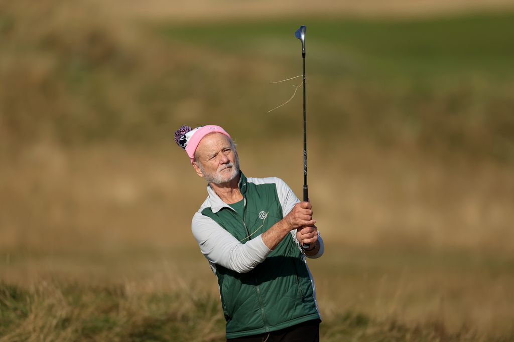 Bill Murray playing golf
