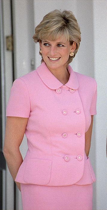 princess diana pink suit