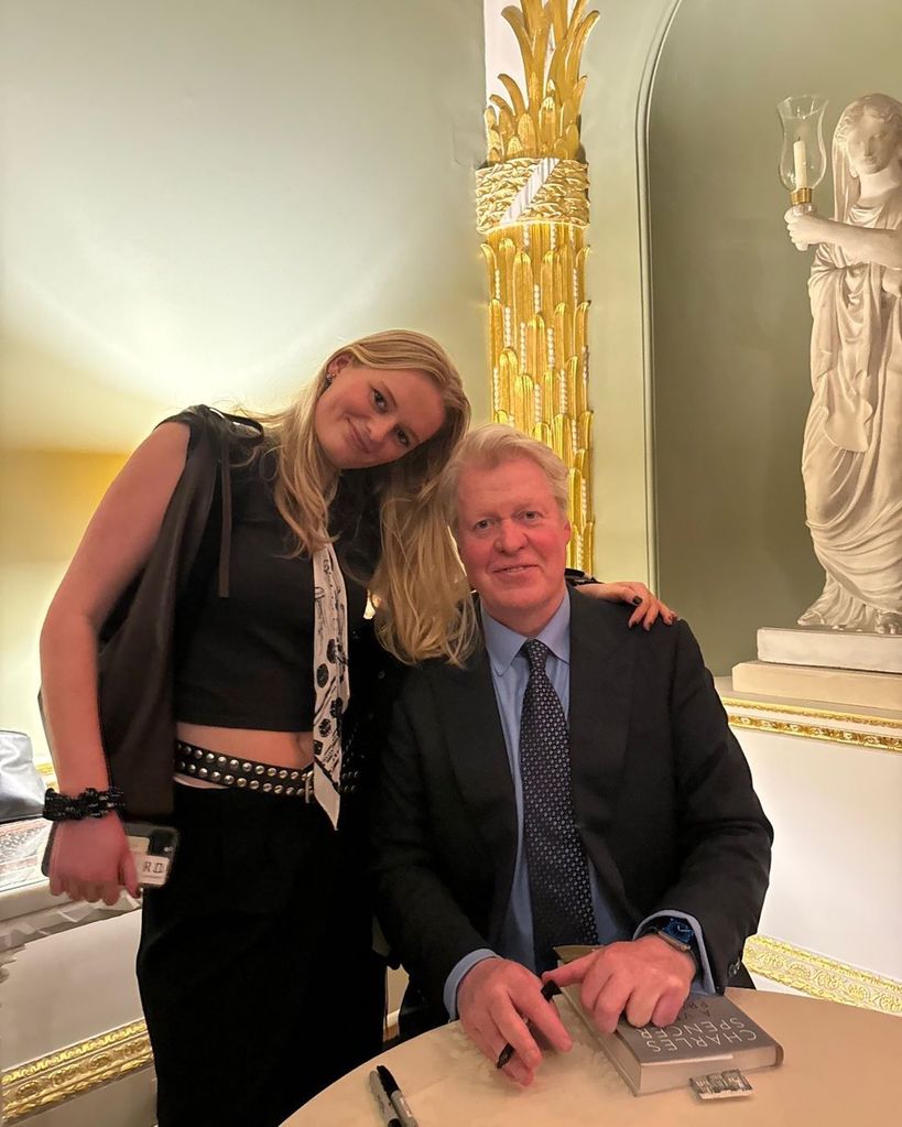 Charles Spencer recently shared this snap with his daughter, Lara