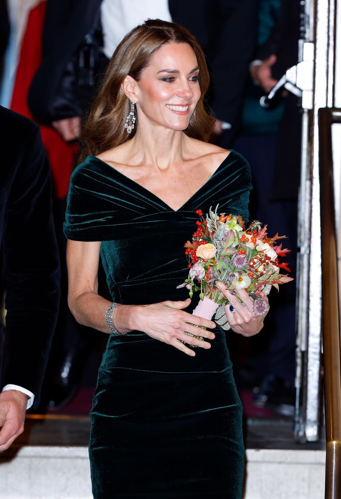 The Princess of Wales wore velvet to the Royal Variety Performance 2025