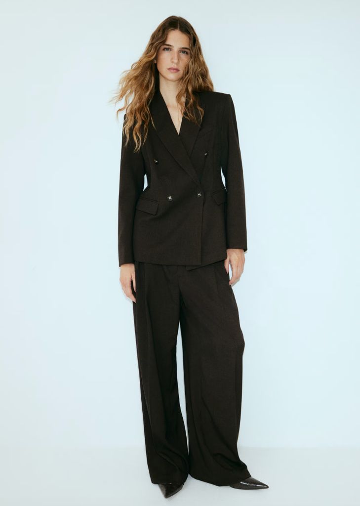 H&M Dark Brown Suit
