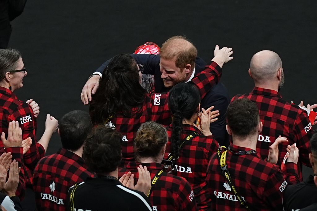 The Duke of Sussex during the opening ceremony of the 2025 Invictus Games in Vancouver, Canada