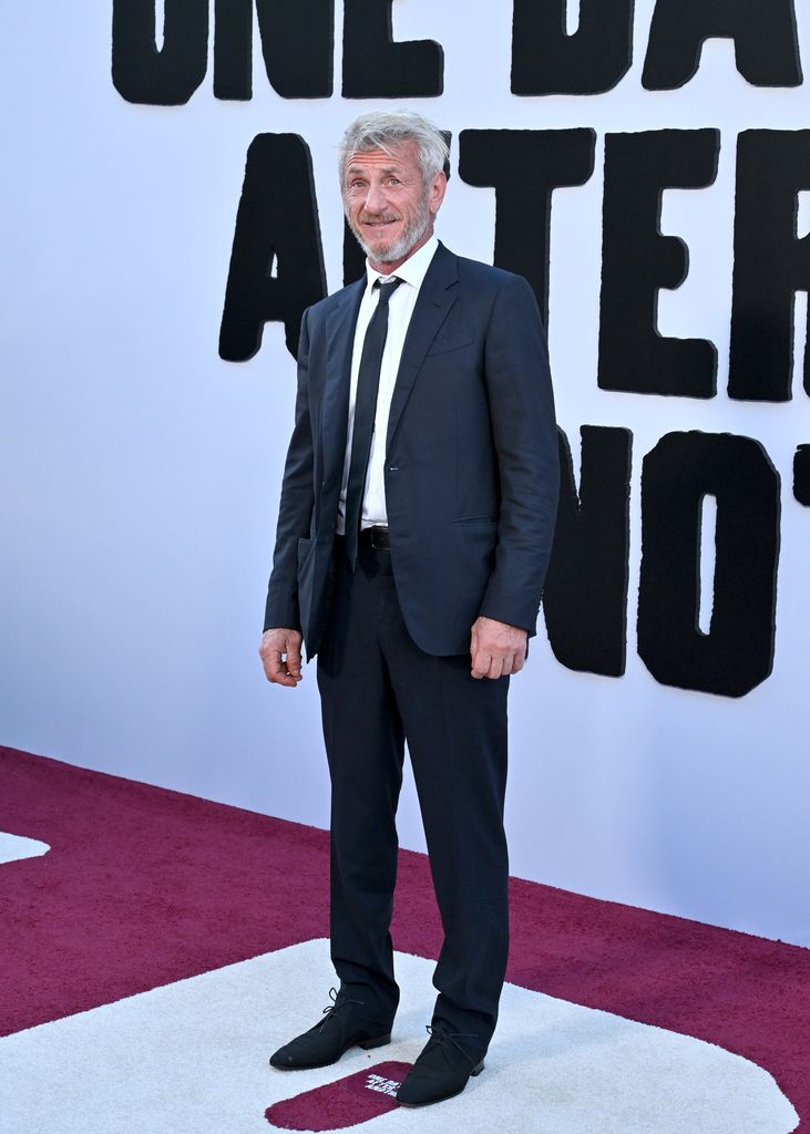 Sean Penn attends the World Premiere of Warner Bros. "One Battle After Another" at TCL Chinese Theatre on September 08, 2025 in Hollywood, California
