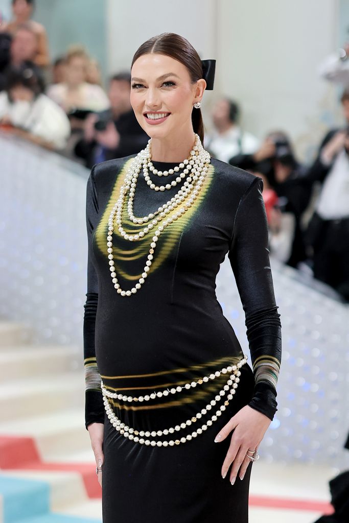 Karlie Kloss attends The 2023 Met Gala Celebrating "Karl Lagerfeld: A Line Of Beauty" at The Metropolitan Museum of Art on May 01, 2023 in New York City