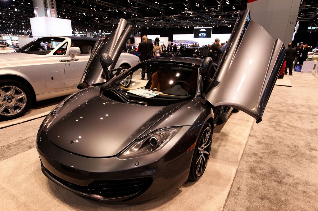 The father of two also boasts a McLaren MP4-12C Spider as part of his collection
  
