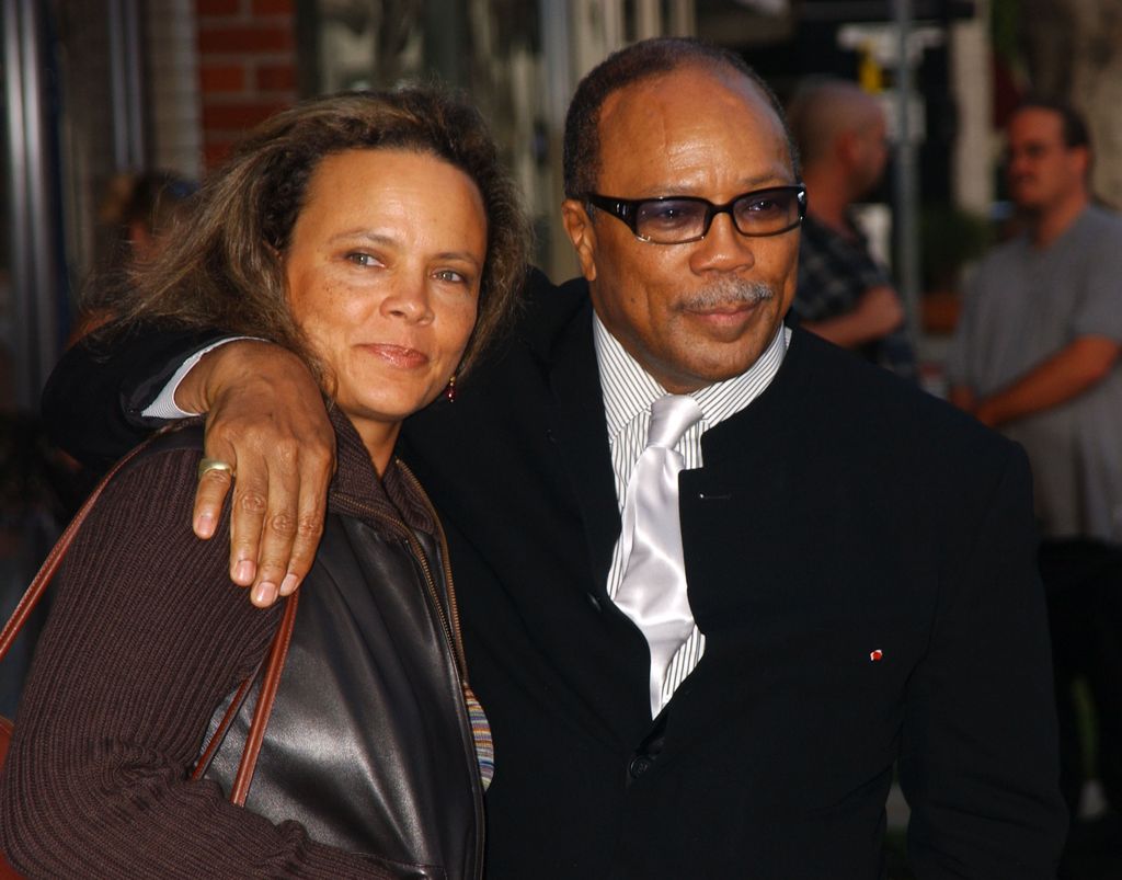 Quincy Jones and Jolie Jones at a Stella McCartney Los Angeles Store Opening in 2003