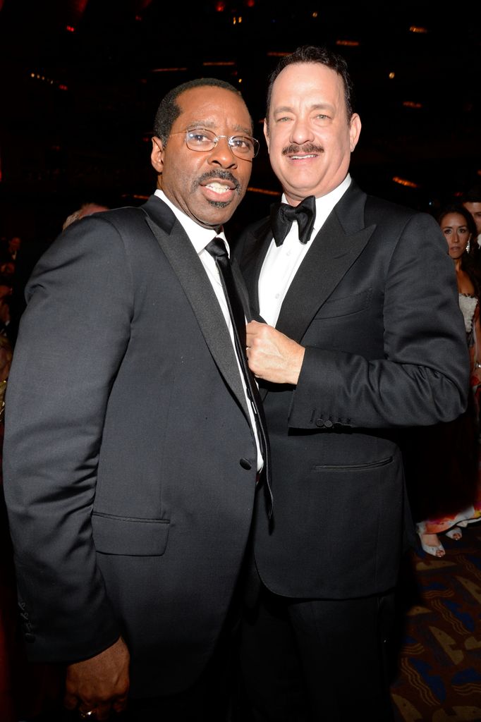 Courtney B. Vance and Tom Hanks attend The 67th Annual Tony Awards
