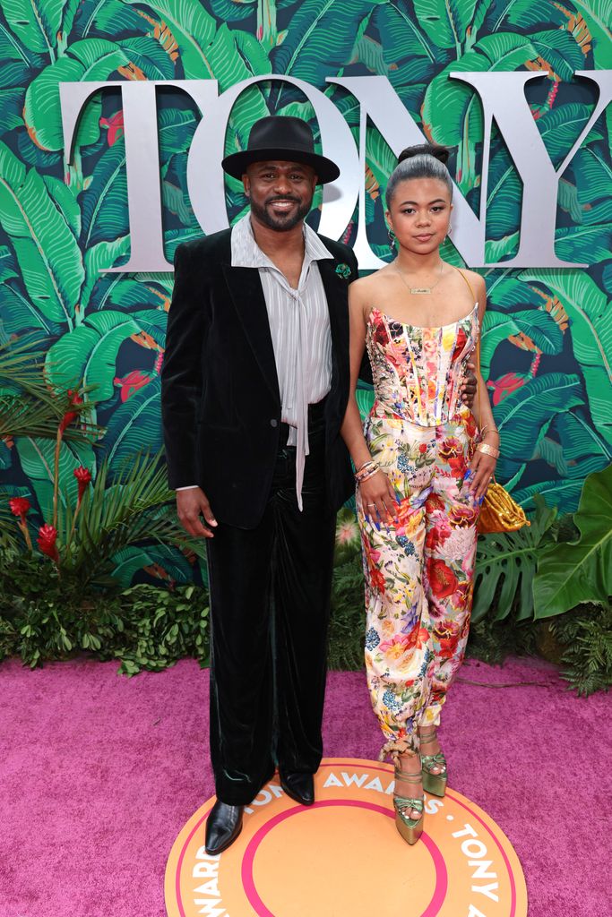 Wayne Brady and Maile Masako Brady attend The 76th Annual Tony Awards at United Palace Theater on June 11, 2023 in New York City