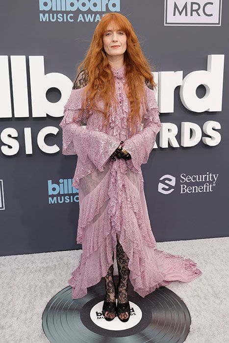 billboard music awards 2022 red carpet florence welch