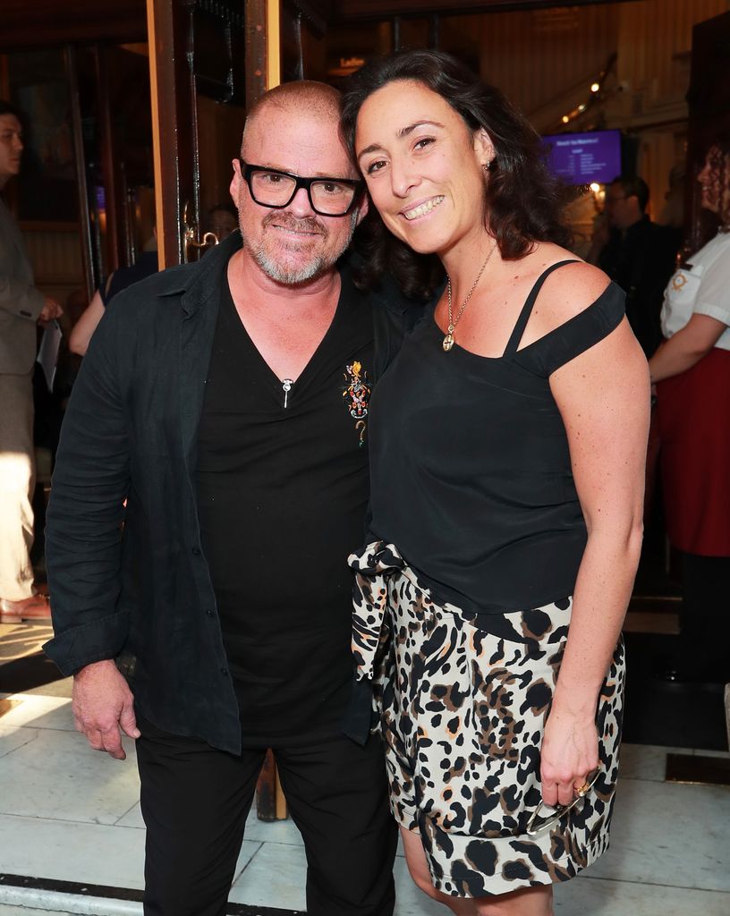 Heston Blumenthal avec sa femme Melanie Ceysson