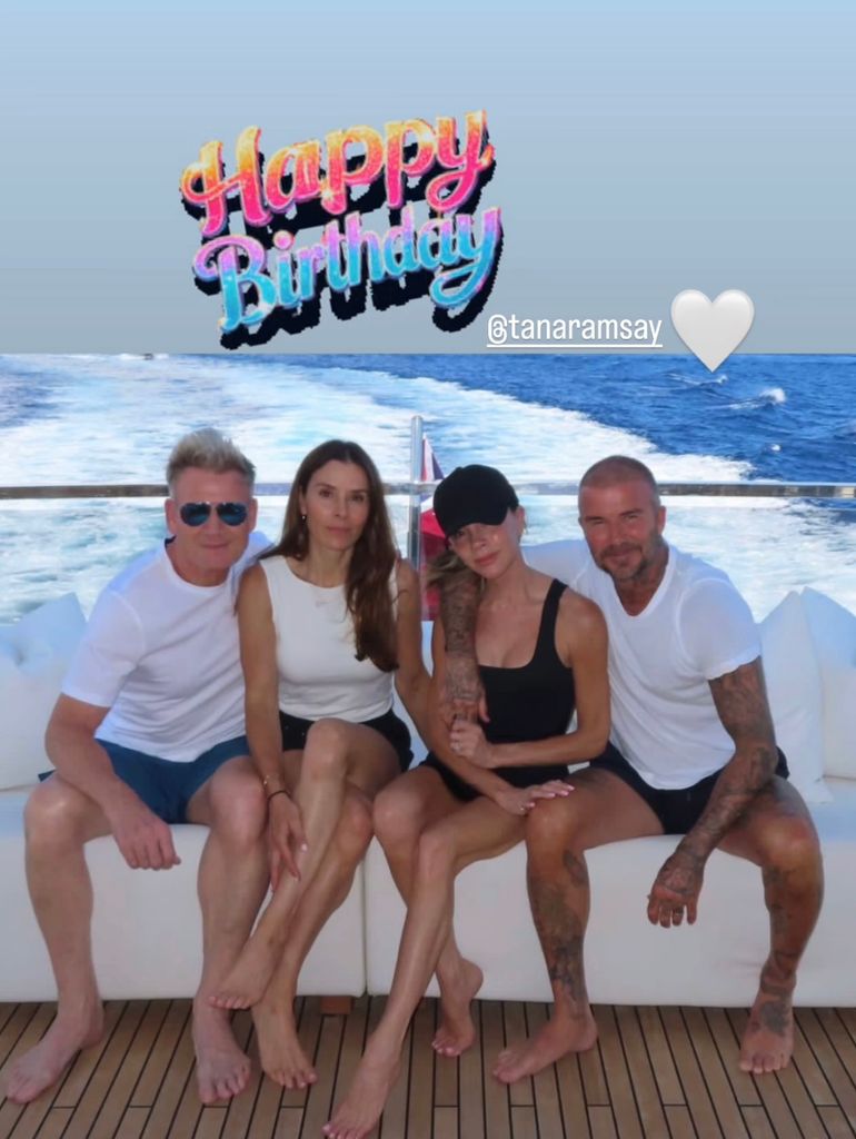 Victoria shared a birthday tribute to her friend Tana Ramsey on Instagram