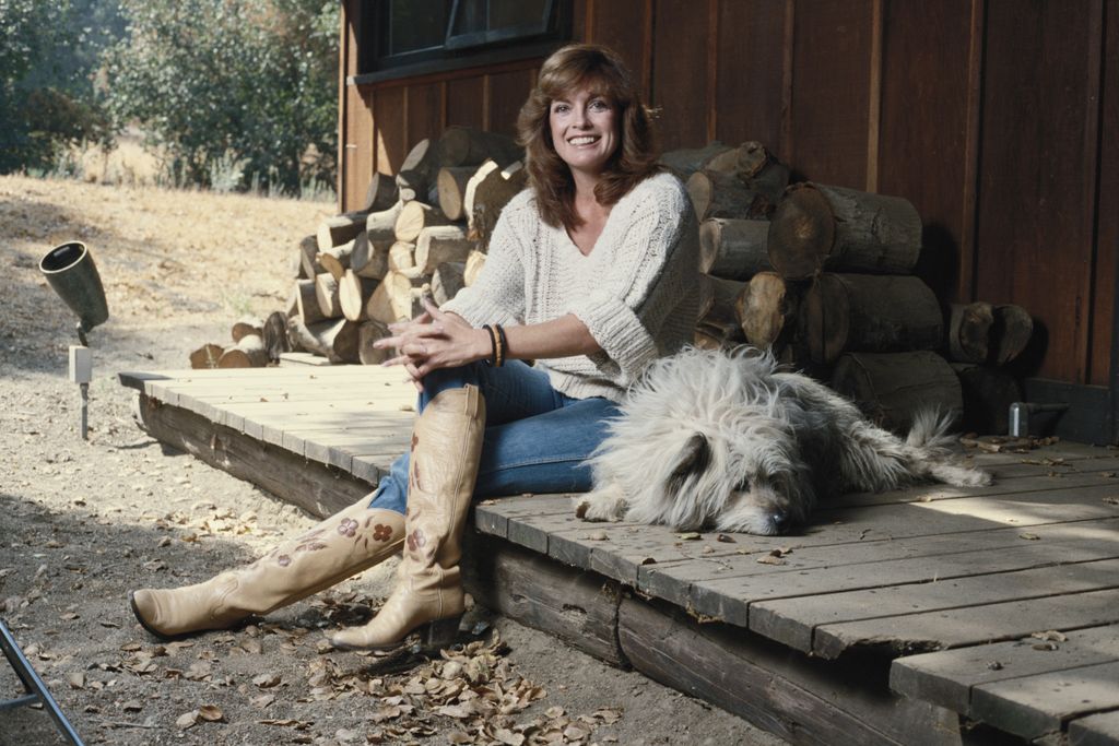 Linda Gray in Dallas, 1980