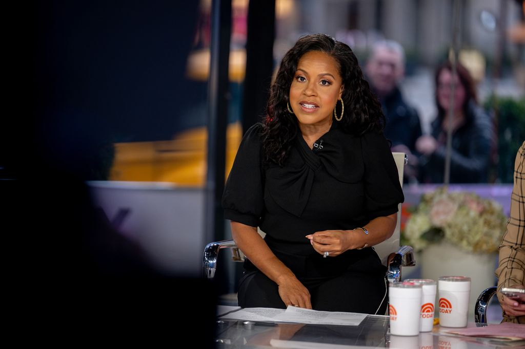 Sheinelle got worried from her daughter's call on set