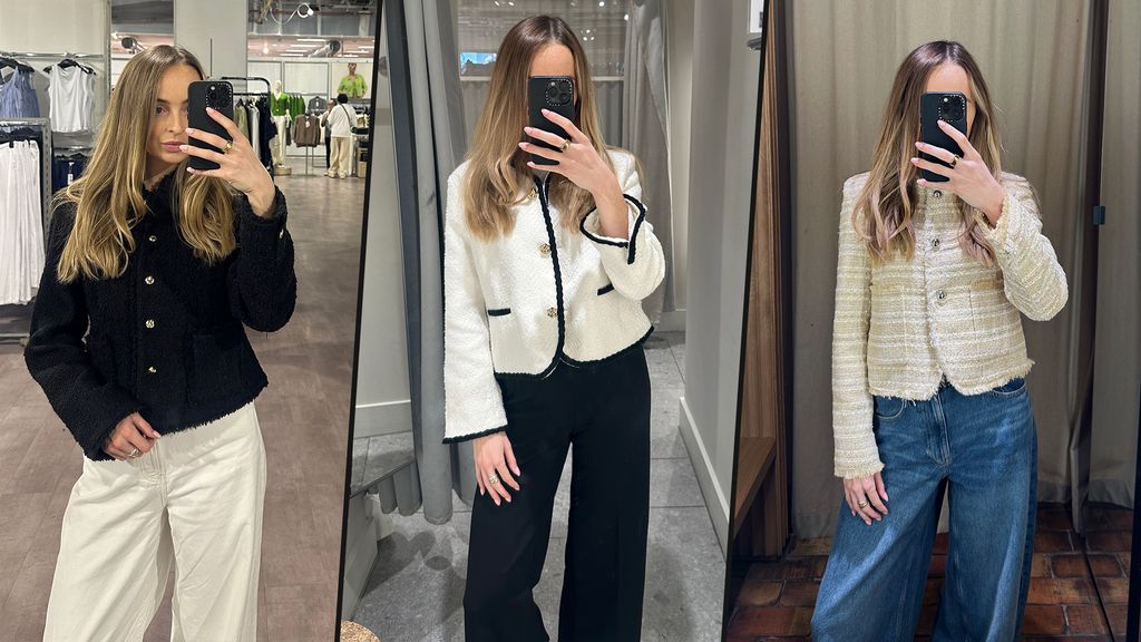 (L-R Marks & Spencer, H&M, Mango)