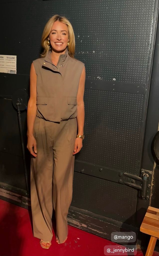 Cat Deeley wearing Mango co-ord