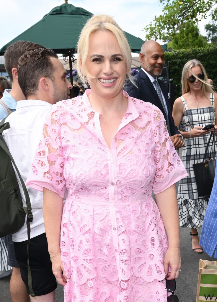 Rebel Wilson attends day two of the Wimbledon Tennis Championships