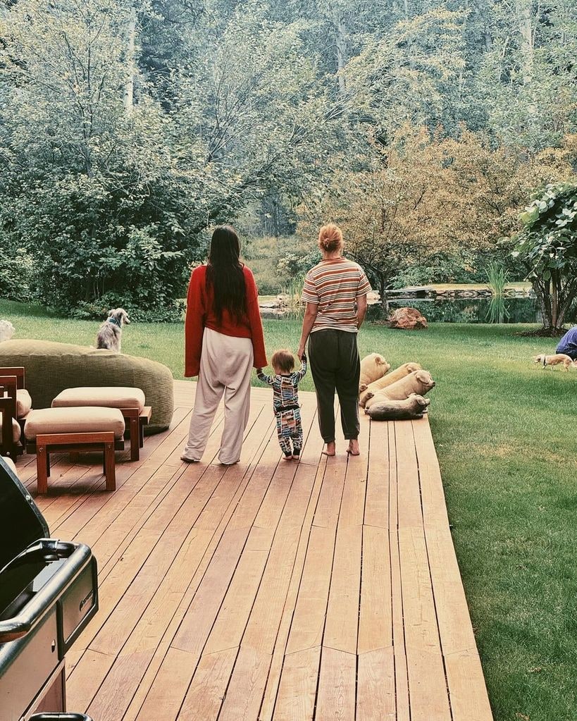 Demi Moore, Tallulah Willis, and Louetta Isley Thomas captured in a photograph taken by Rumer Willis at the family home in Idaho, shared on Instagram