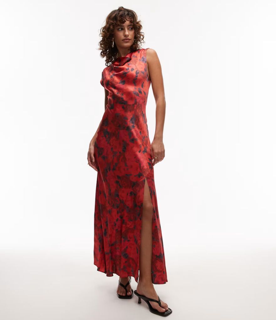 Topshop floral dress via asos
