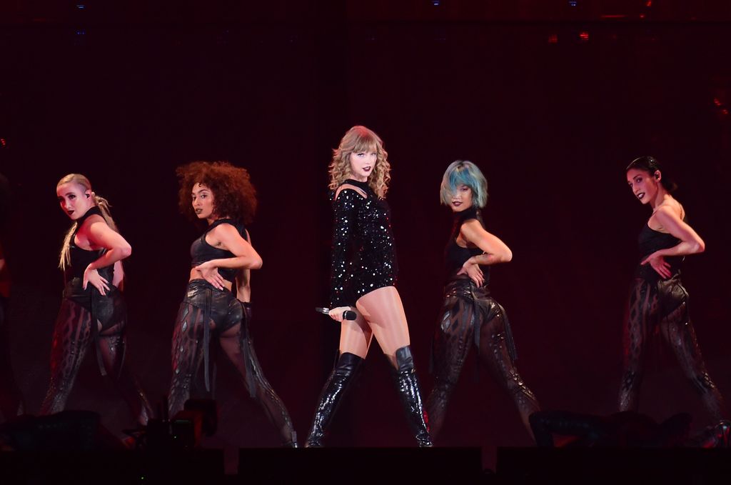 Taylor Swift during her Reputation tour in 2018