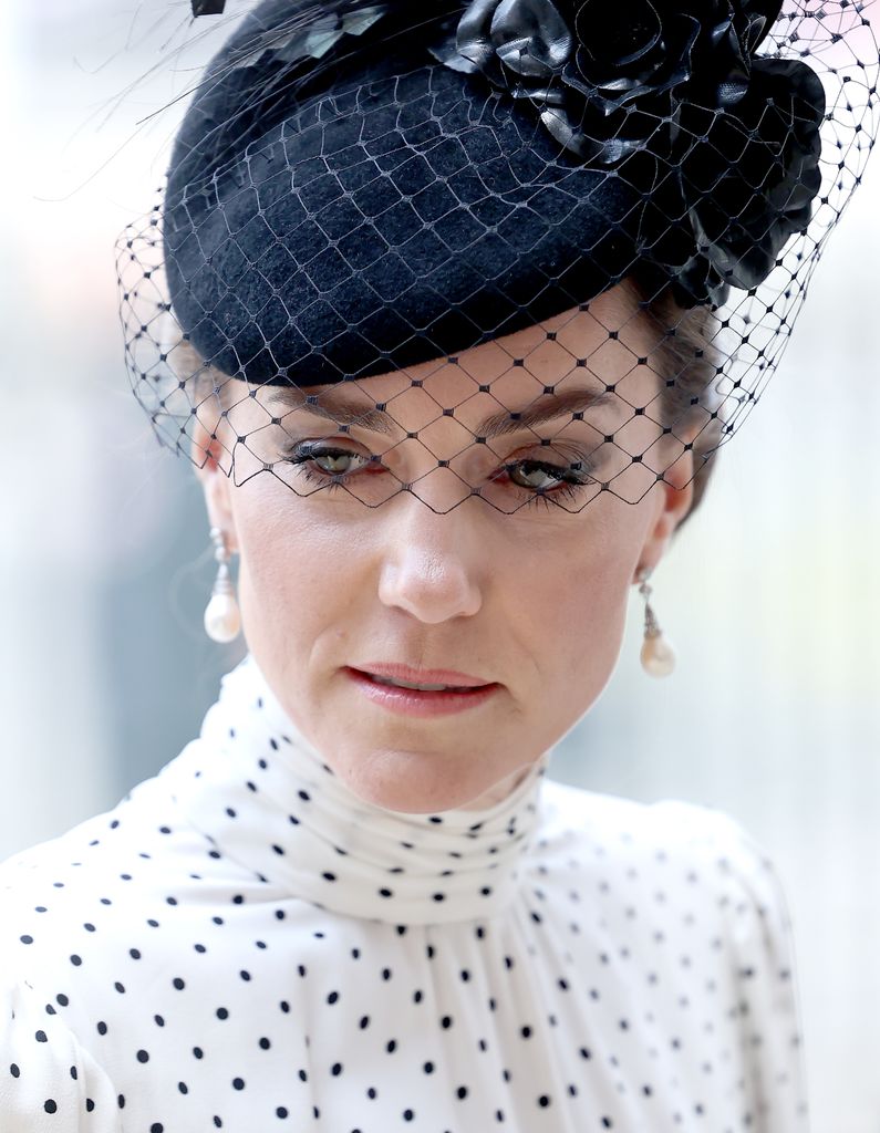 Kate Middleton looking sad