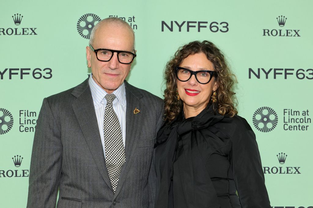 Daniel with wife Rebecca Miller