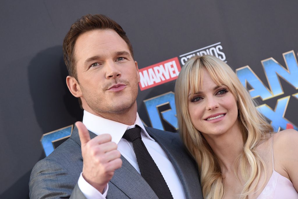 HOLLYWOOD, CA - APRIL 19:  Actors Chris Pratt and Anna Faris arrive at the premiere of Disney and Marvel's 'Guardians of the Galaxy Vol. 2' at Dolby Theatre on April 19, 2017 in Hollywood, California.  (Photo by Axelle/Bauer-Griffin/FilmMagic)