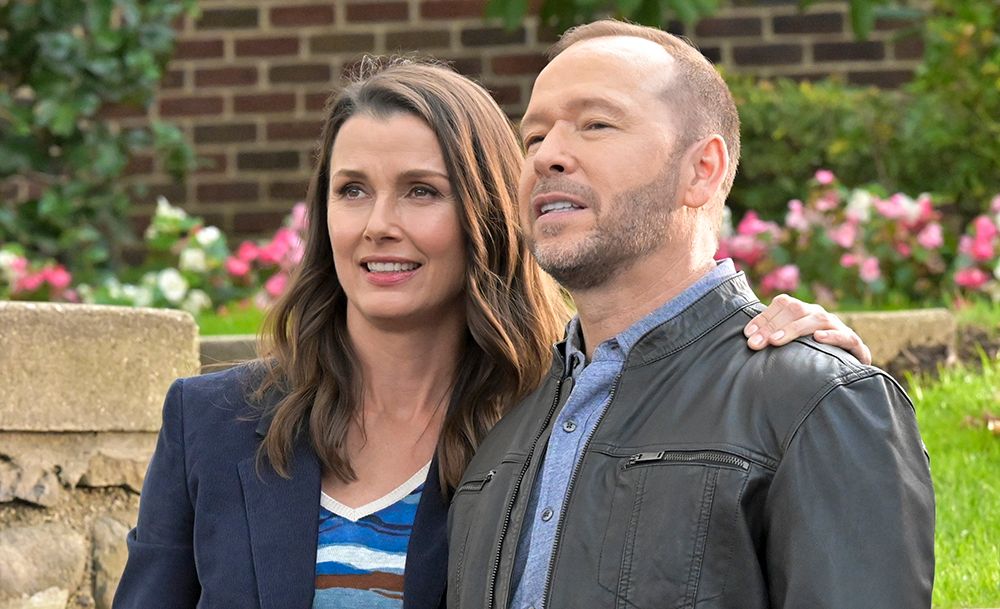 Donnie Wahlberg and Bridget Moynahan in Blue Bloods