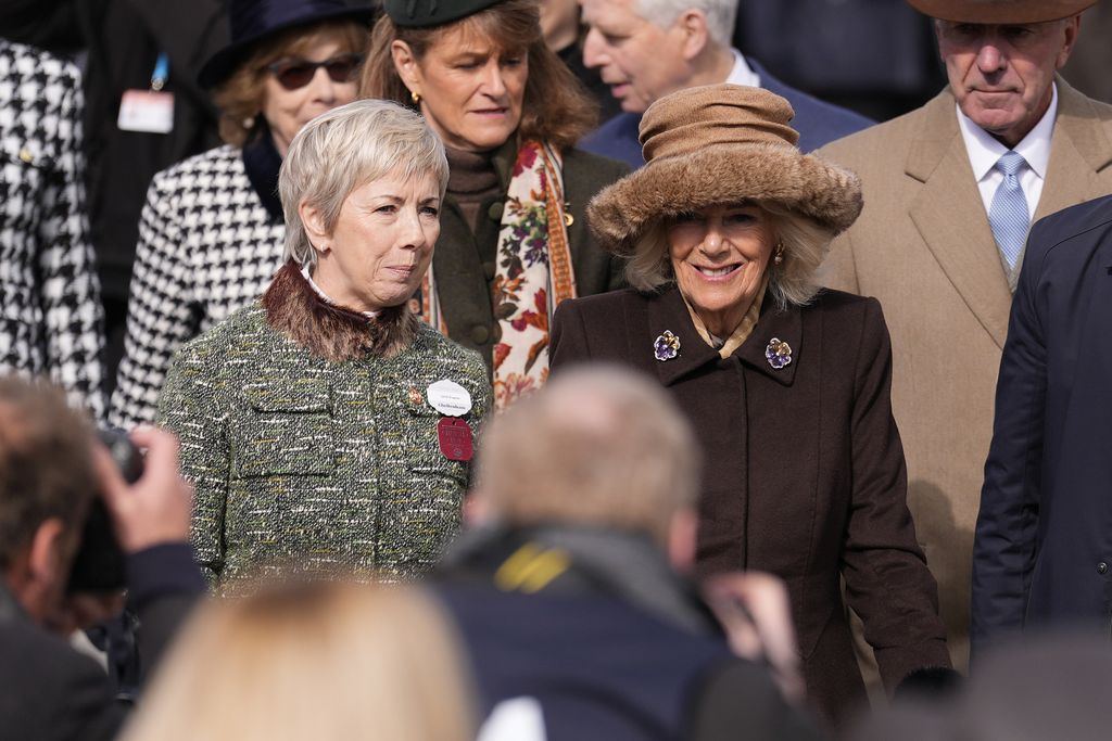 Queen Camilla and Sybil Ruscoe