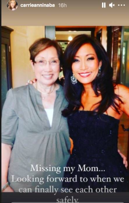 the talk carrie ann inaba emotional post mom