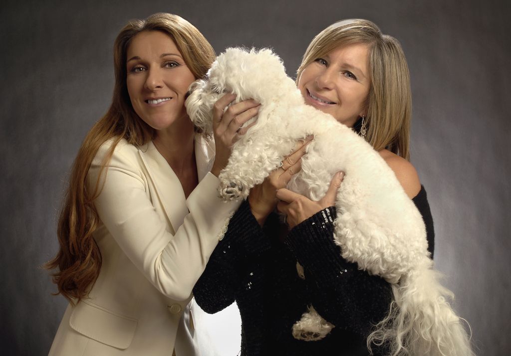 Celine Dion and Barbra Streisand