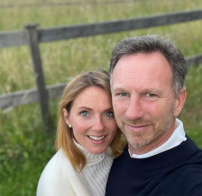 Geri Horner and husband Christian Horner are couple goals in dreamy ...