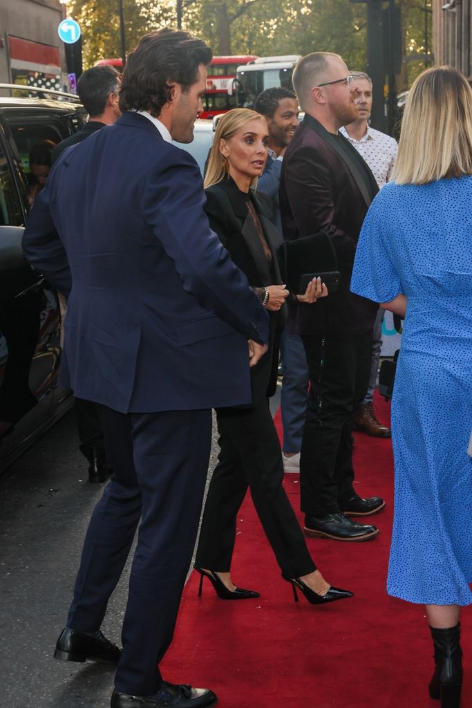 Louise pictured arriving Pride of Britain Awards alongside new boyfriend Drew Michael