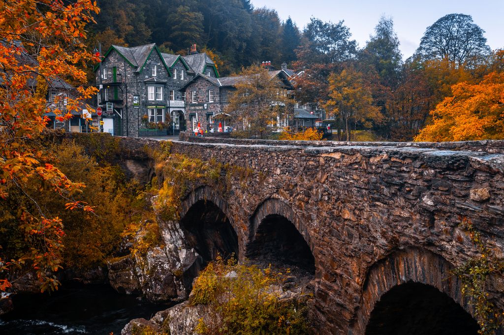 Bridge at Betws-y-Coed, Snowdonia, Wales