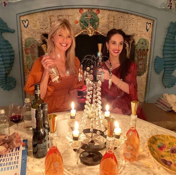 Christie Brinkley celebrated the holiday with her daughter Alexa