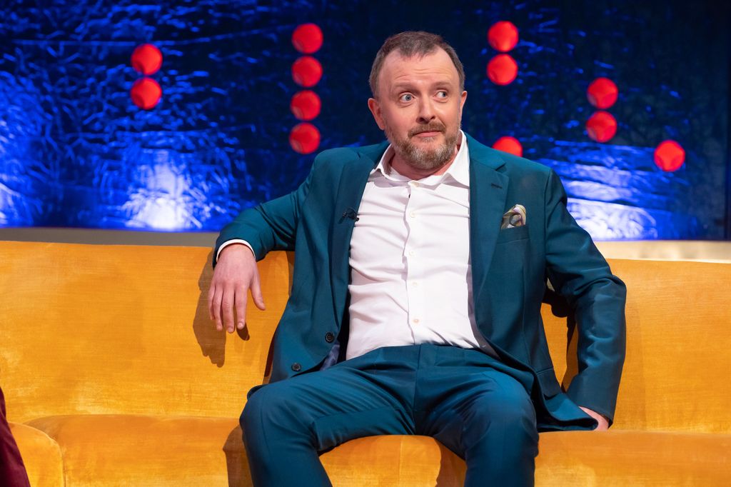 Chris mccausland on jonathan ross show sofa