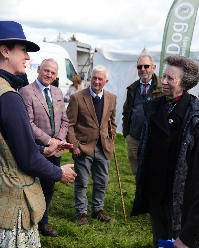 The Princess was in Scotland for the event