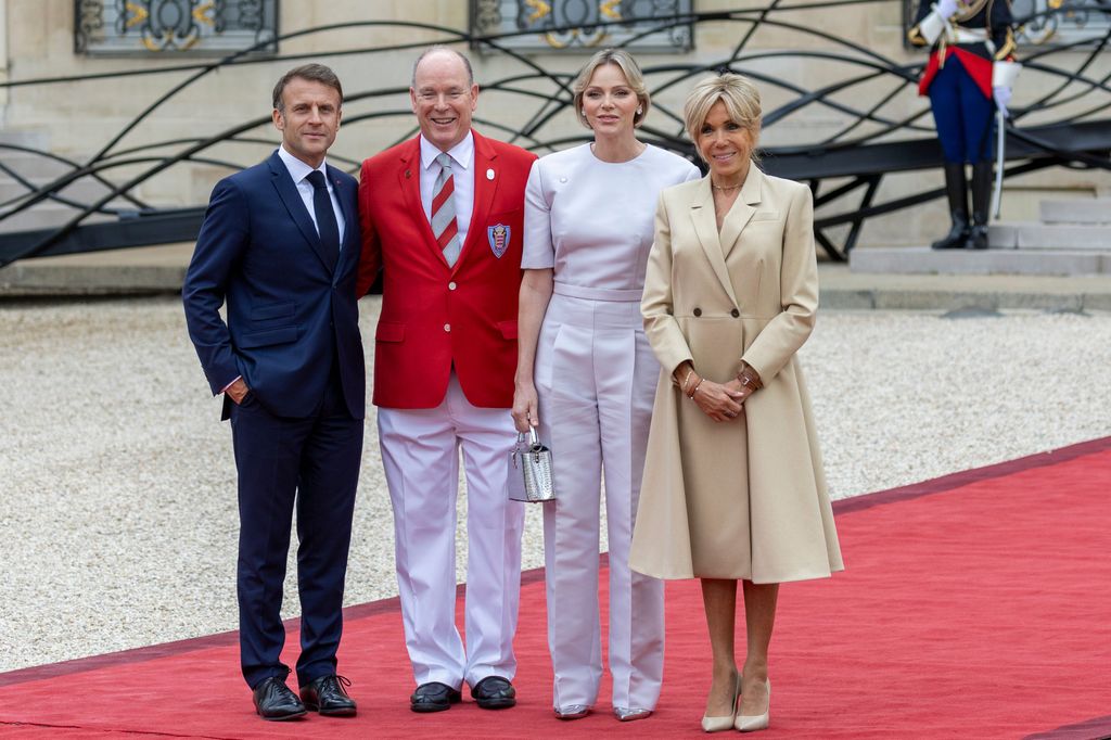 monaco royals presidente francês e esposa 