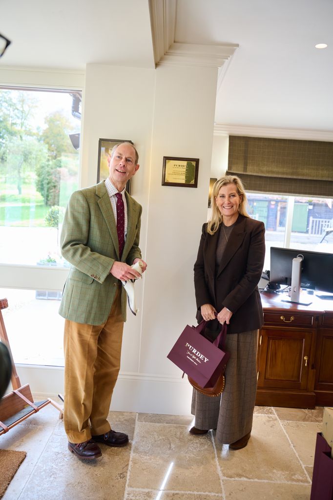 Duke and Duchess of Edinburgh at Purdey at the Royal Berkshire