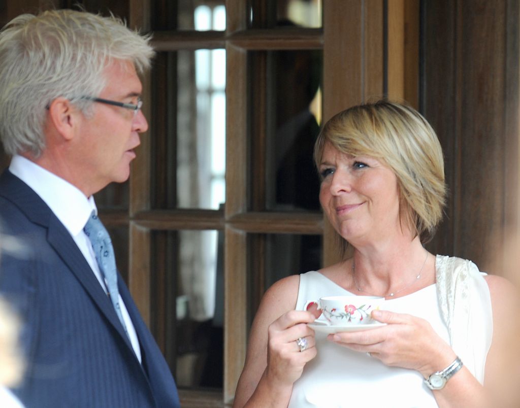 Phillip Schofield and Fern Britton during the Prince's Trust reception in 2009