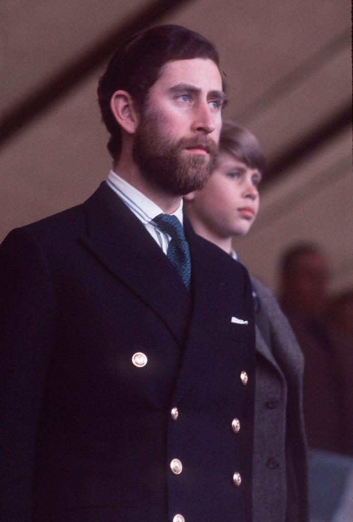 Prince Charles with beard in blazer