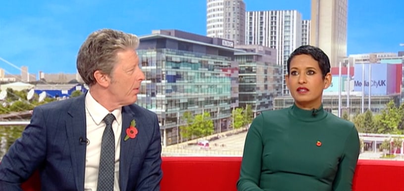 Naga Munchetty shared her thoughts on some Halloween decor 