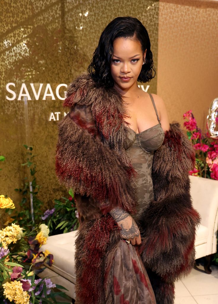 rihanna in lingerie savage x fenty celebration of lavish lace nordstrom century city la