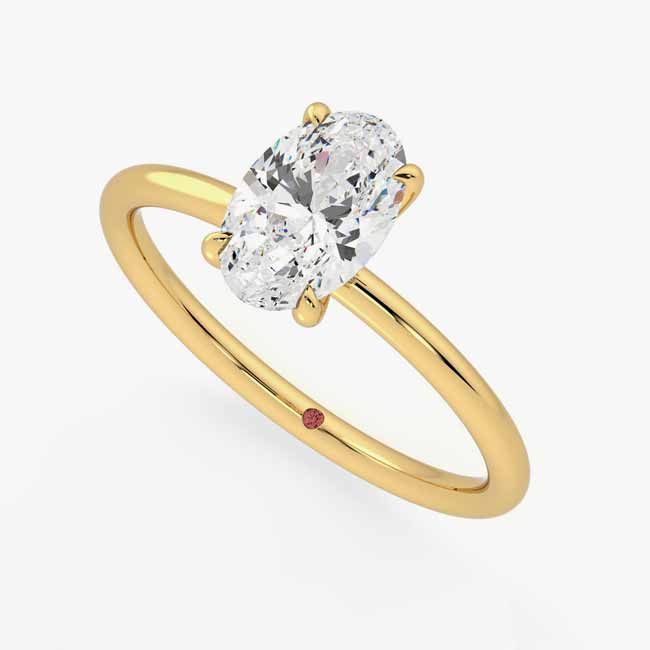 oval gold taylor and hart ring