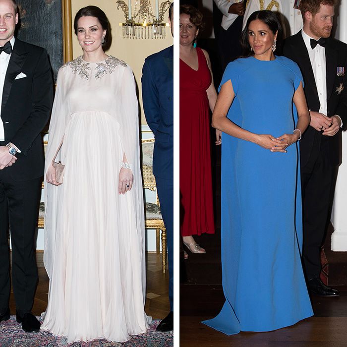 Who wore it best? 6 of Kate Middleton and Meghan Markle's evening gowns ...