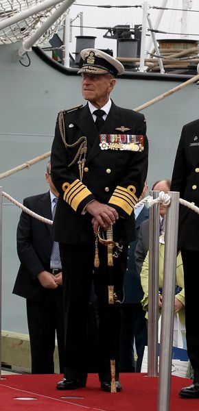 prince philip in his naval uniform