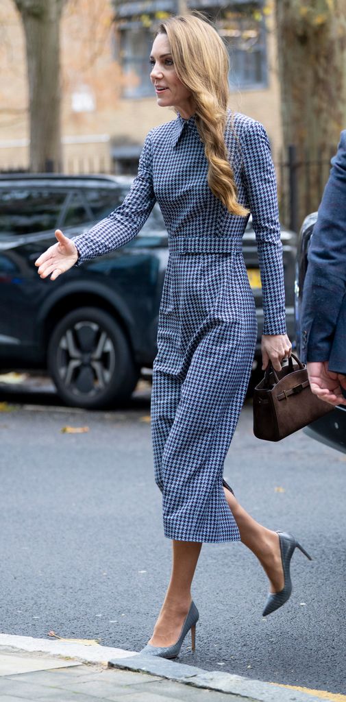 Catherine, Princess of Wales visits the children's mental health charity Anna Freud at Anna Freud Centre on November 27, 2025 in London, England. (Photo by Mark Cuthbert/UK Press via Getty Images)