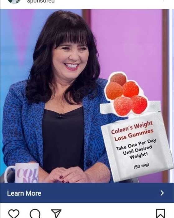 coleen nolan annoyed