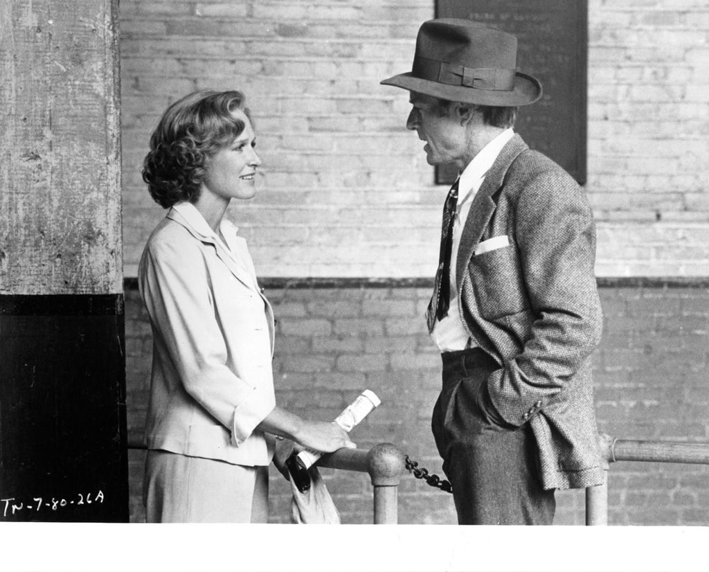 Glenn Close and Robert Redford in 'The Natural', 1984.