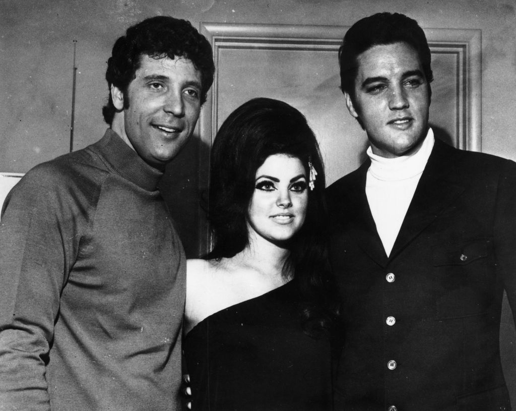 Tom with Elvis and Priscilla Presley